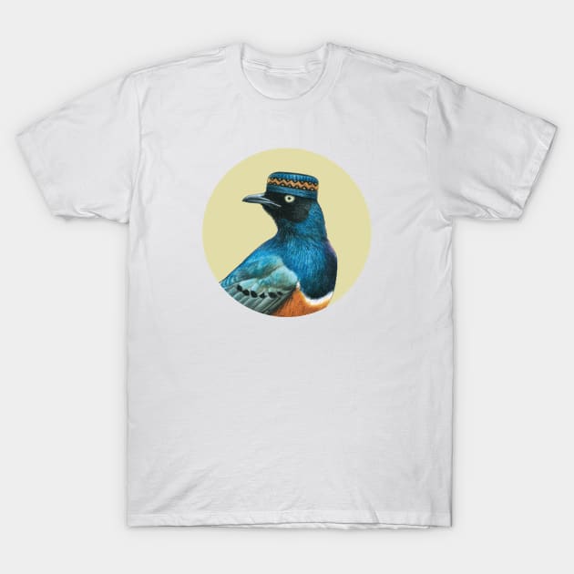 Superb starling T-Shirt by Mikhail Vedernikov